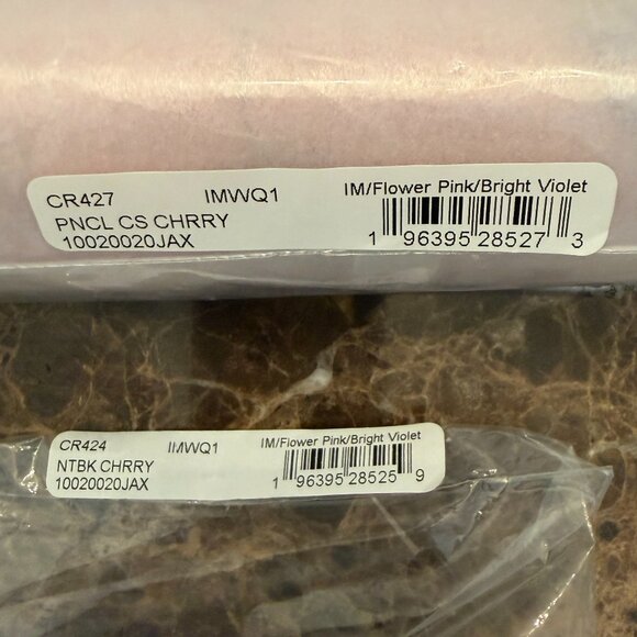 NWT Coach Notebook and Pencil Case Set in Pink Cherry Print - Picture 7 of 7